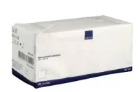 Nonwoven kompres, ABENA, 4-lags, 10x20cm, hvid, nonwoven, latexfri, usteril,